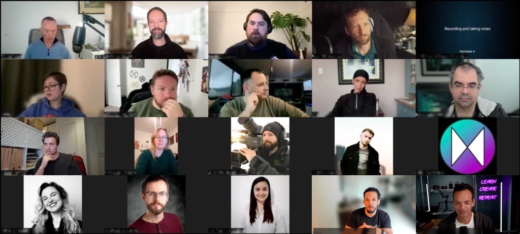 A live group coaching call